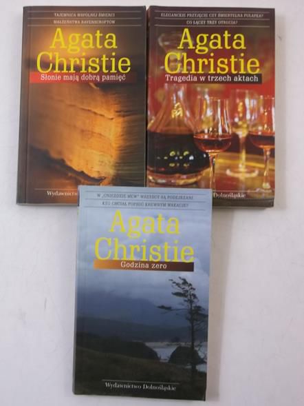 Christie Agata - Zestaw 3 książek