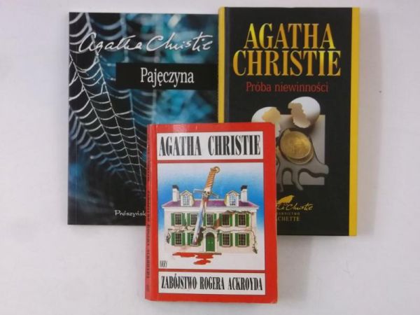 Christie Agatha - Pajęczyna/Próba niewinności/Zabójstwo Rogera Ackroyda