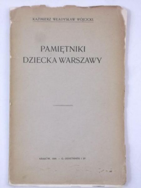 Pamiętniki dziecka Warszawy, 1909 r.