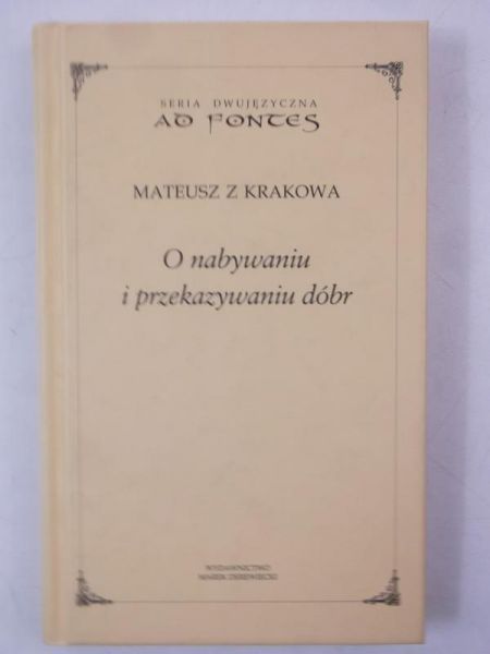 Mateus   - O nabywaniu i prekaywaniu dóbr