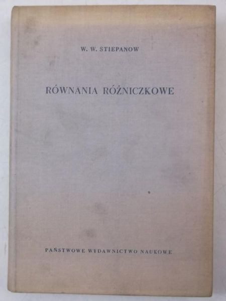 Równania różniczkowe