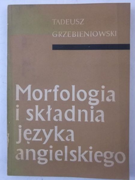 Morfologia i składnia języka angielskiego