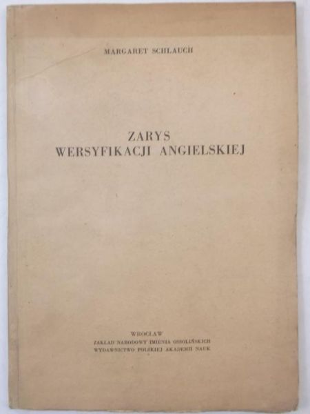 Zarys wersyfikacji angielskiej