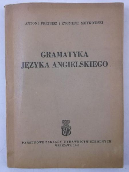 Gramatyka języka angielskiego, 1948 r.