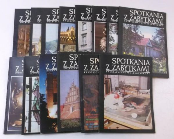 Spotkania z zabytkami. Kwartalnik popularnonaukowy, 14 numerów