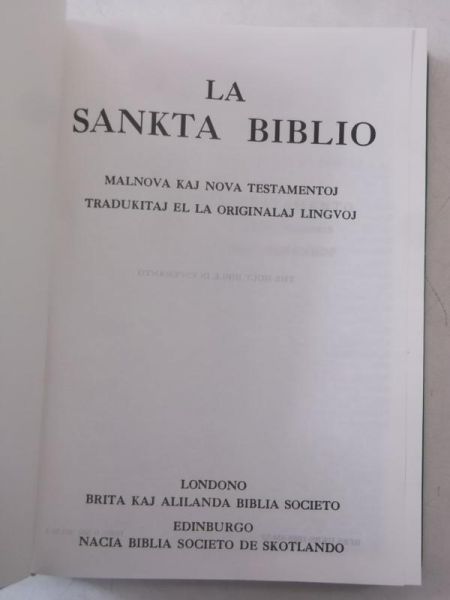 La Sankta Biblio