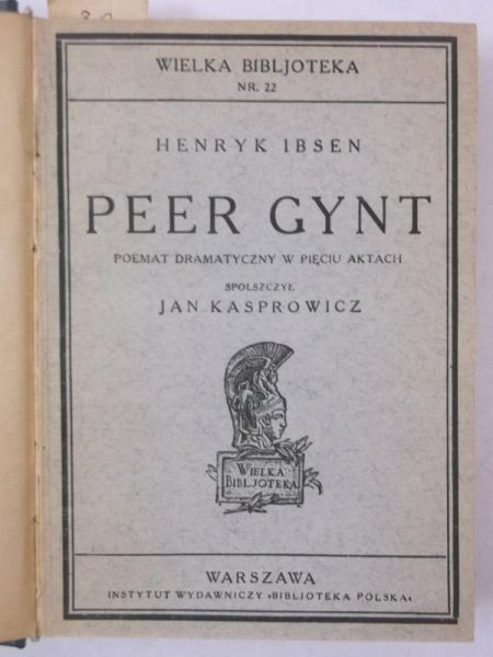 Peer Gynt, ok. 1920 r.