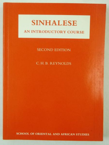 Sinhalese. An Introductory Course