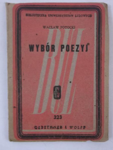 Wybór poezyj, 1930 r.