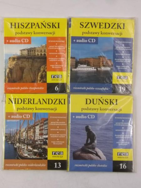 Podstawy konwersacji, 4 książki + płyty CD