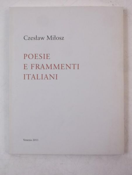 Poesie E Frammenti Italiani