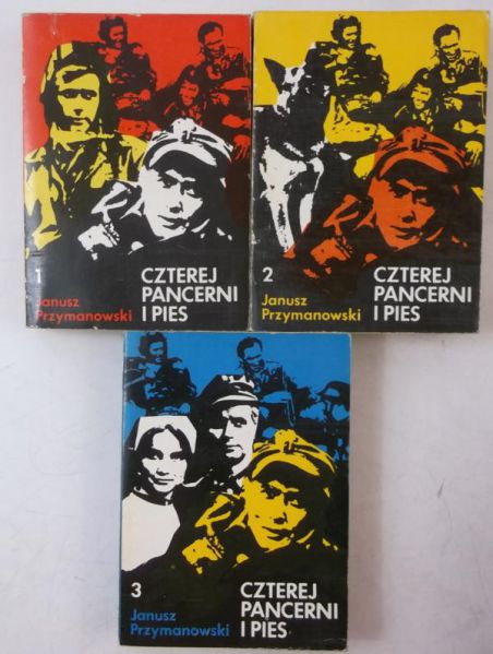 Czterej pancerni i pies, Tom I-III