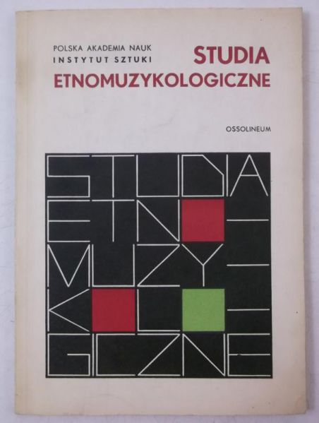 Studia etnomuzykologiczne