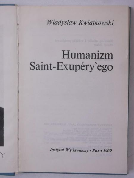 Humanizm Saint-Exupery'ego