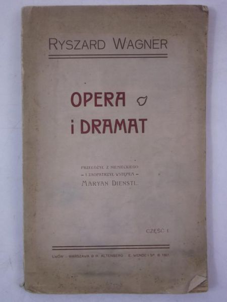 Opera i Dramat, 1907 r.