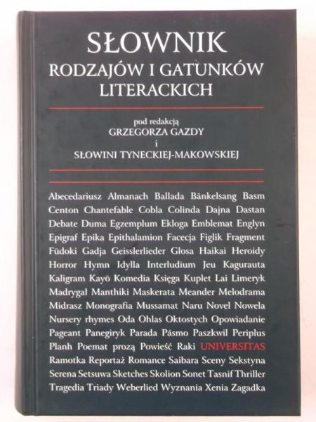 Słownik rodzajów i gatunków literackich