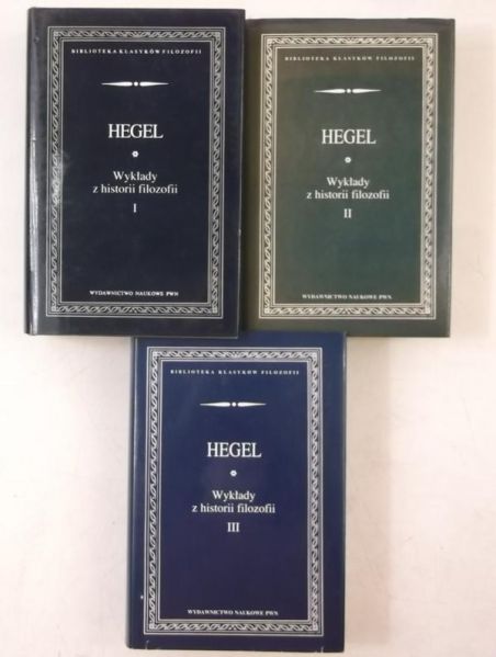 Wykłady z historii filozofii tom I-III