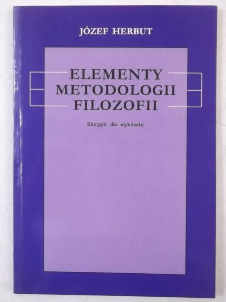 Elementy metodologii filozofii