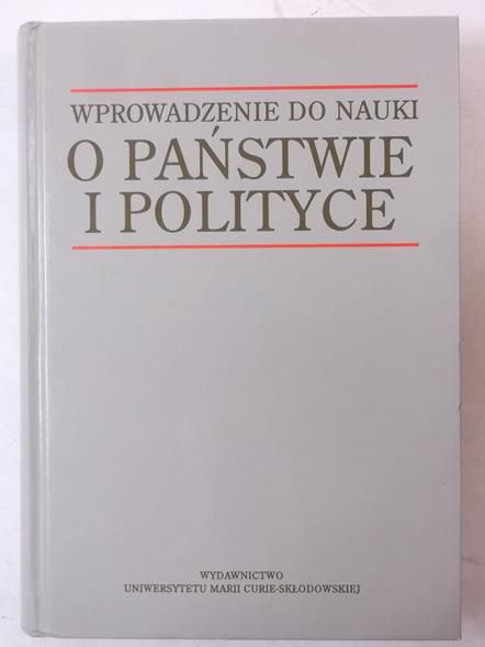 Wprowadzenie do nauki o państwie i polityce