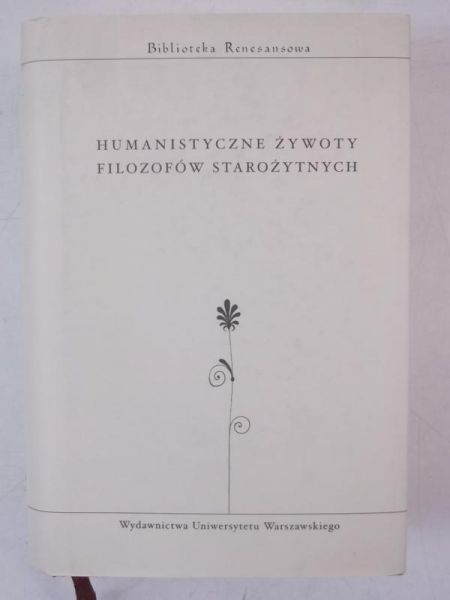 Humanistyczne żywoty filozofów starożytnych