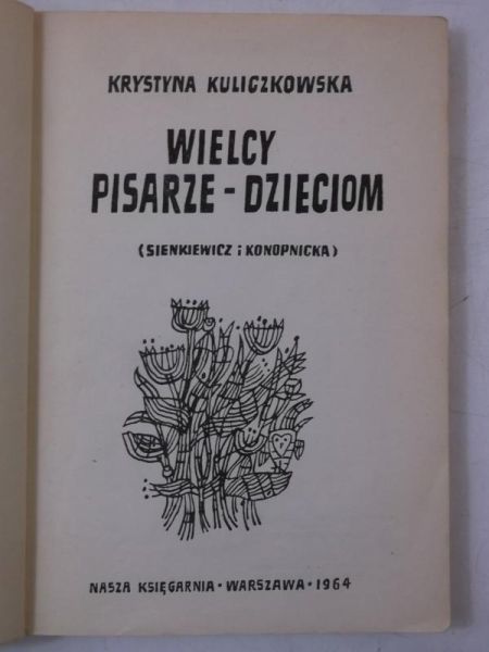 Wielcy pisarze- dzieciom, autograf