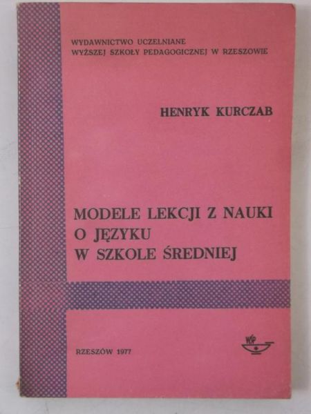 Modele lekcji z nauki o języku w szkole średniej