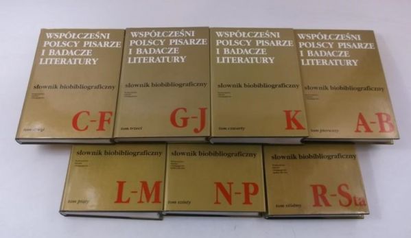 Współcześni polscy pisarze i badacze literatury, Tom I-VII