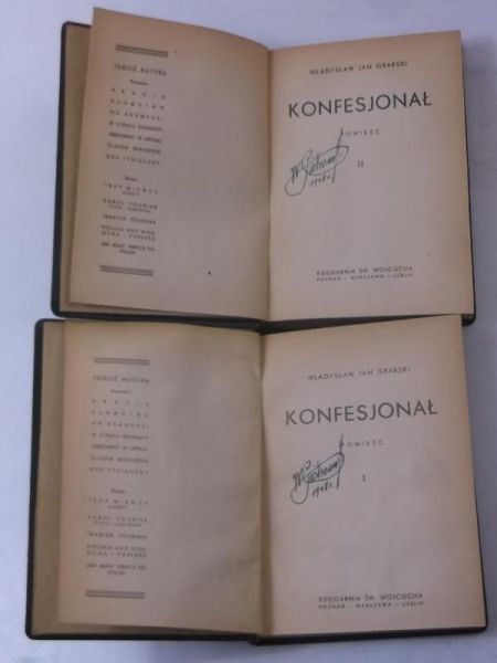 Konfesjonał, tom I-II, 1948 r.