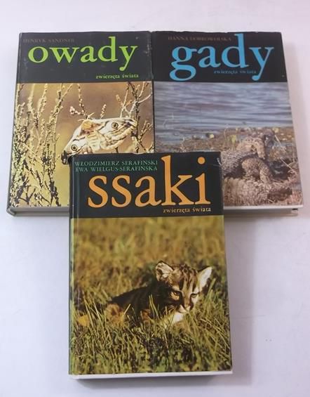 Zwierzęta świata, zestaw 3 książek