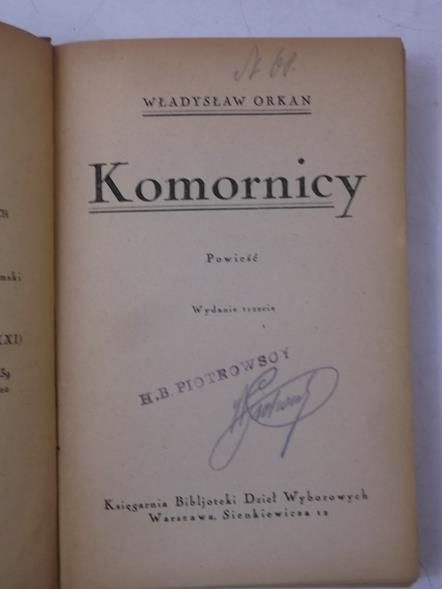 Komornicy, 1925 r.