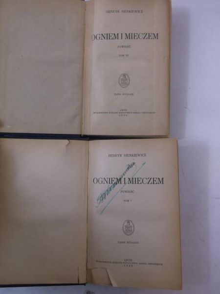 Ogniem i mieczem, Tom I, III, 1939 r.