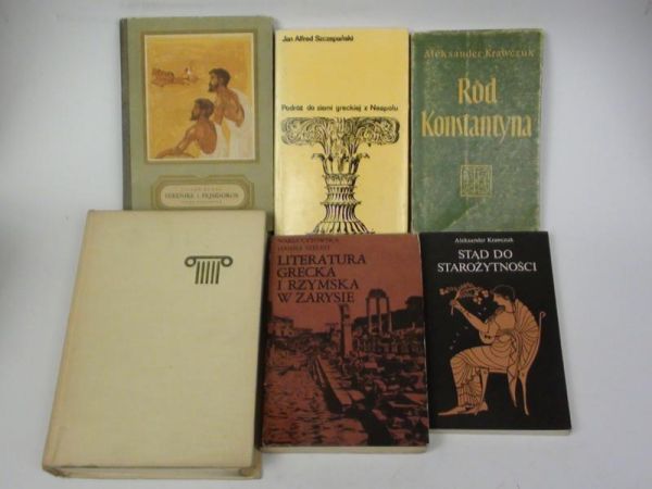Krawczuk, Cytowska, Szczepański, Rydel, Piszczek - Kultura antyczna, 6 książek