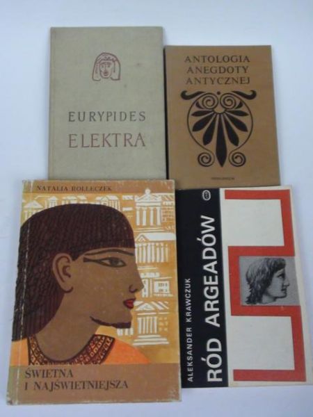 Krawczuk, Łanowski, Eurypides, Rolleczek - Literatura antyczna, 4 książki