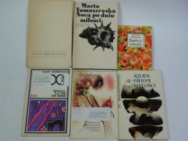 Dąbrowska, Umiński, Tomaszewska, Morweiser,  - Literatura kobieca, 6 książek