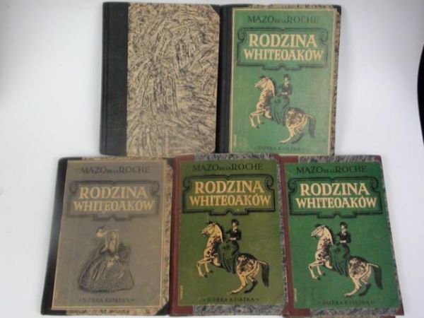 De La Roche Mazo - Rodzina Whiteoaków, 5 książek