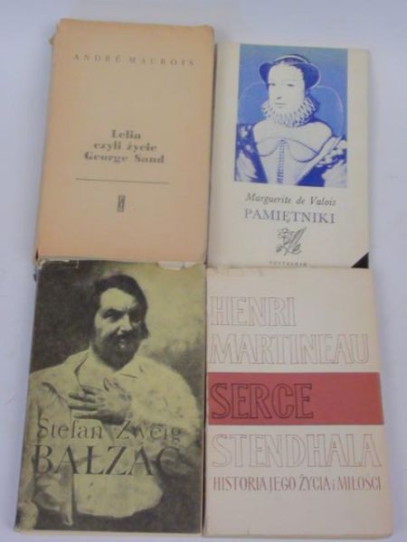 Martineau, Valois, , Zweig - Biografie, 4 książki
