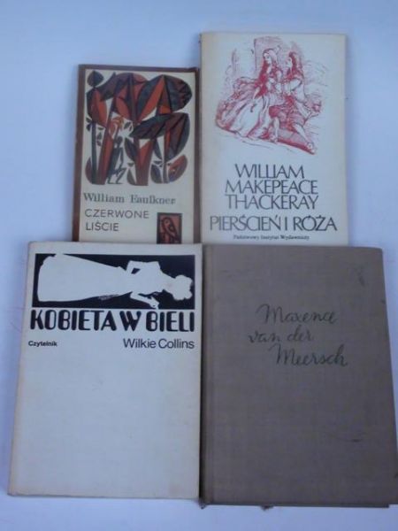 Faulkner, Makepeace Thackeray, Collins,    - Powieści, 4 książki