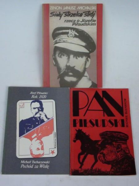 Michalski, Bogusławski, Bułhakow - Józef Piłsudski, 3 książki