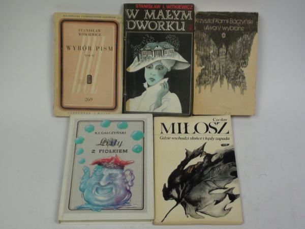 Witkiewicz, , Miłosz, Gałczyński - Literatura polska, 5 książek