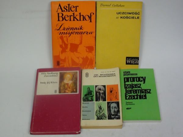 Żychiewicz, Kupis, Szelburg Zarembina, Callahan,  - Religia, 5 książek