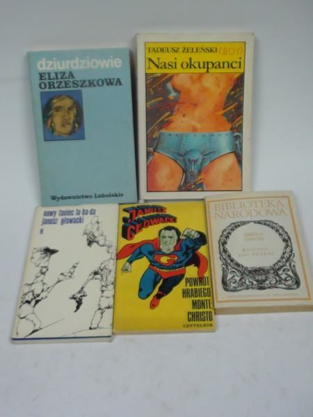 Zapolska, Głowacki, , Żeleński - Literatura polska, 5 książek