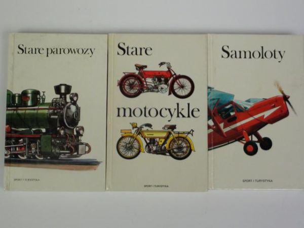 Samoloty / Stare motocykle / Stare parowozy
