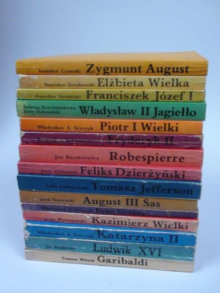 Biografie znanych postaci, 14 książek