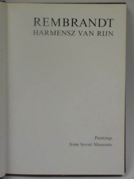 Rembrant Harmenesz Van Rijn