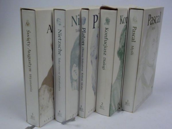 Pascal, , Platon, Nietzsche, Św. Augustyn - Biblioteka Filozofów