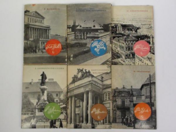 Biegański, Król, Kwiatkowska, Kwiatkowski, Malinowska, Jarnuszkiewiczowa - Zabytki Warszawy 6 książek