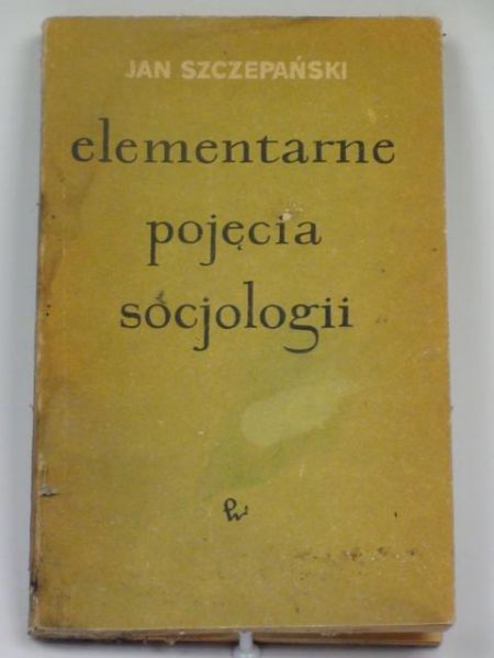 Elementarne pojęcia socjologii