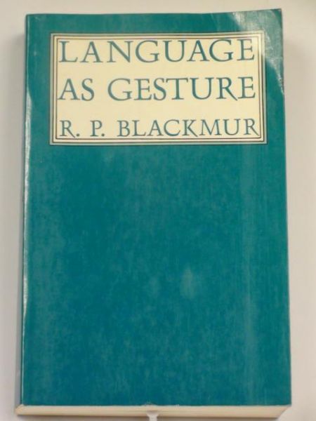 Language as gesture