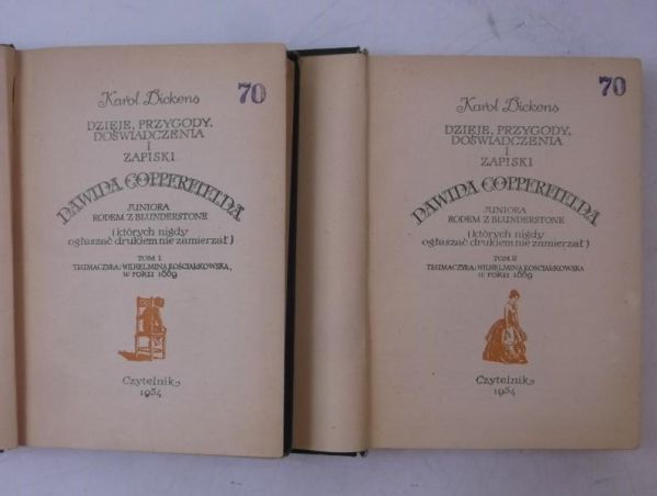 Dzieje, przygody, doświadczenia i zapiski Dawida Copperfielda, Tom I-II