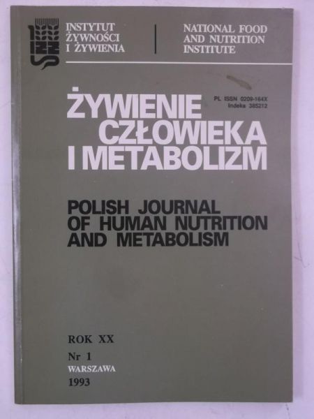 Żywienie człowieka i metabolizm